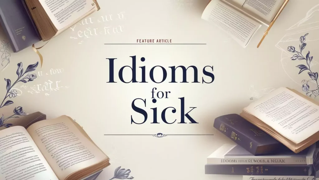 Idioms For Sick