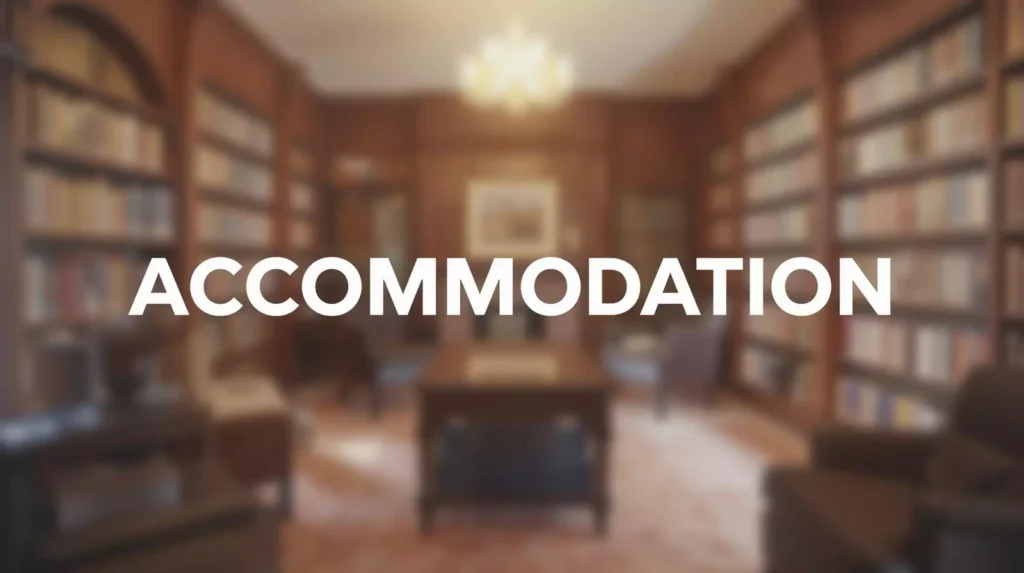 Abbreviation for Accommodation