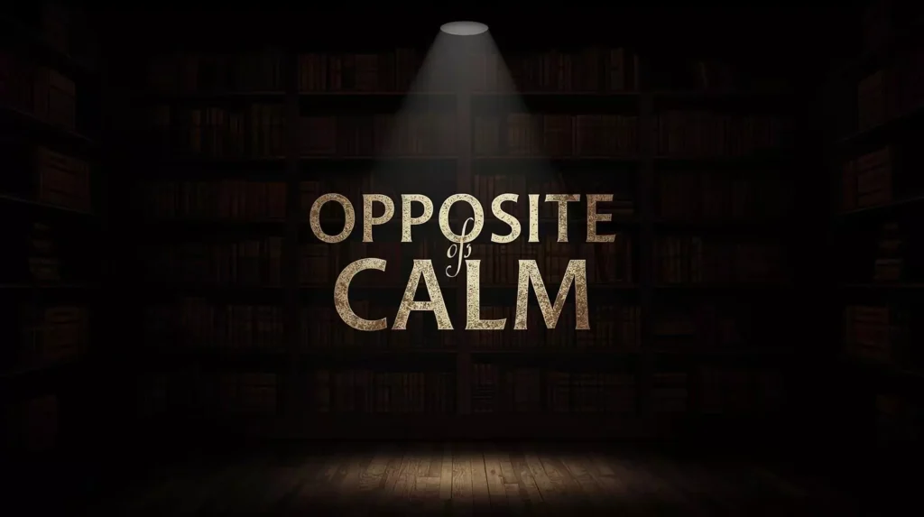 Calm Opposite Word