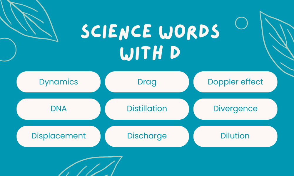 D Science Words