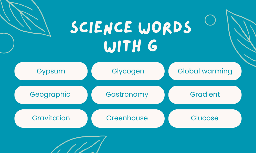 G Science Words