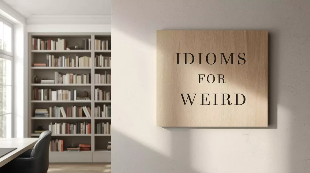 Idioms For Weird