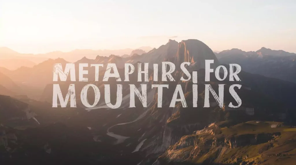 Metaphors For Mountains