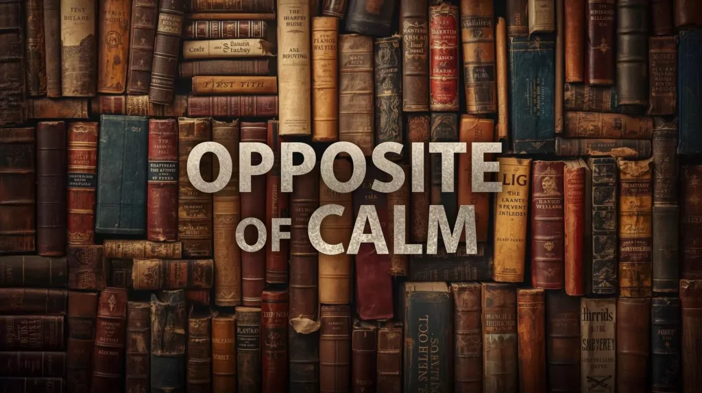 Opposite of Calm