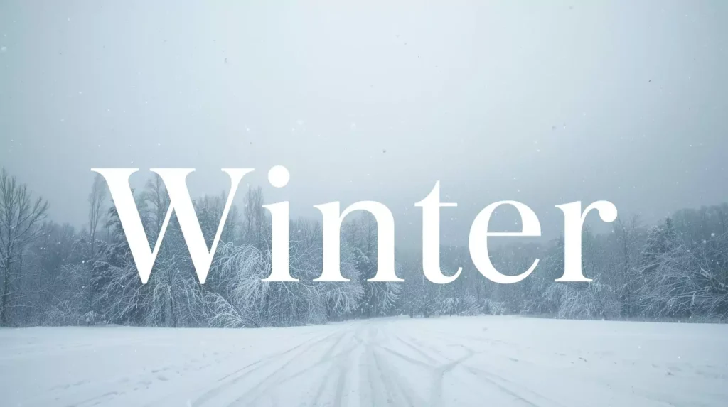 Phrases With Winter