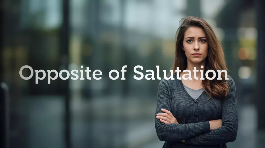 Salutation Antonyms