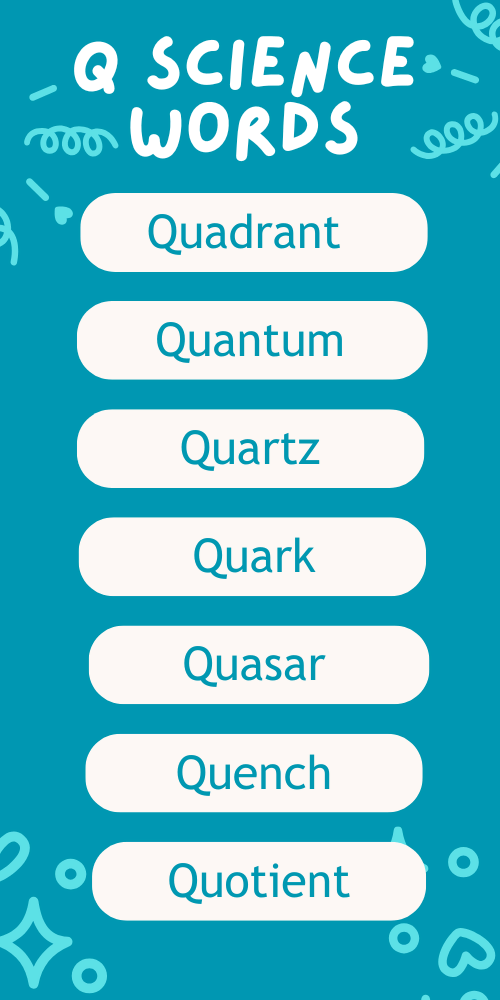 Science Words That Start With Q