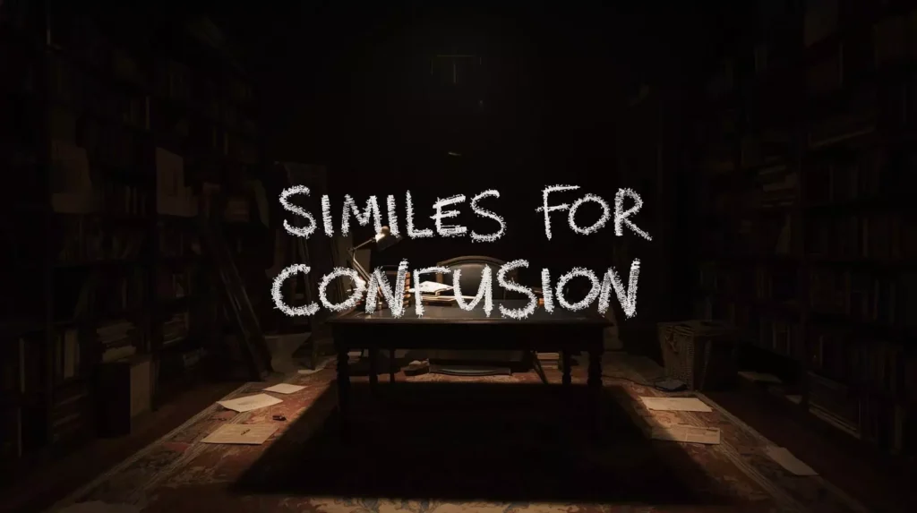 Simile For Confused
