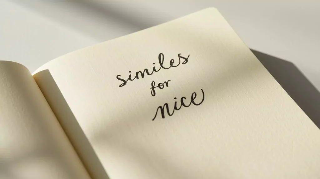 Similes For Nice