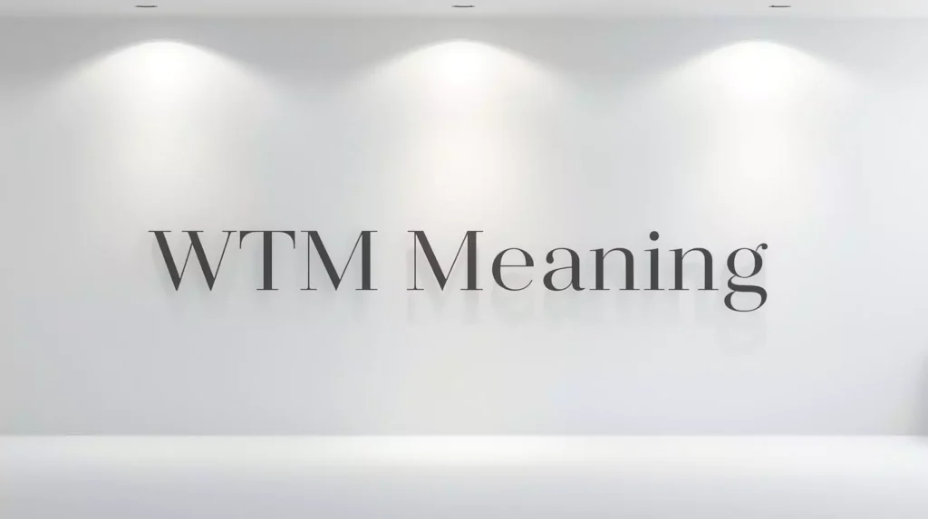 WTM Meaning