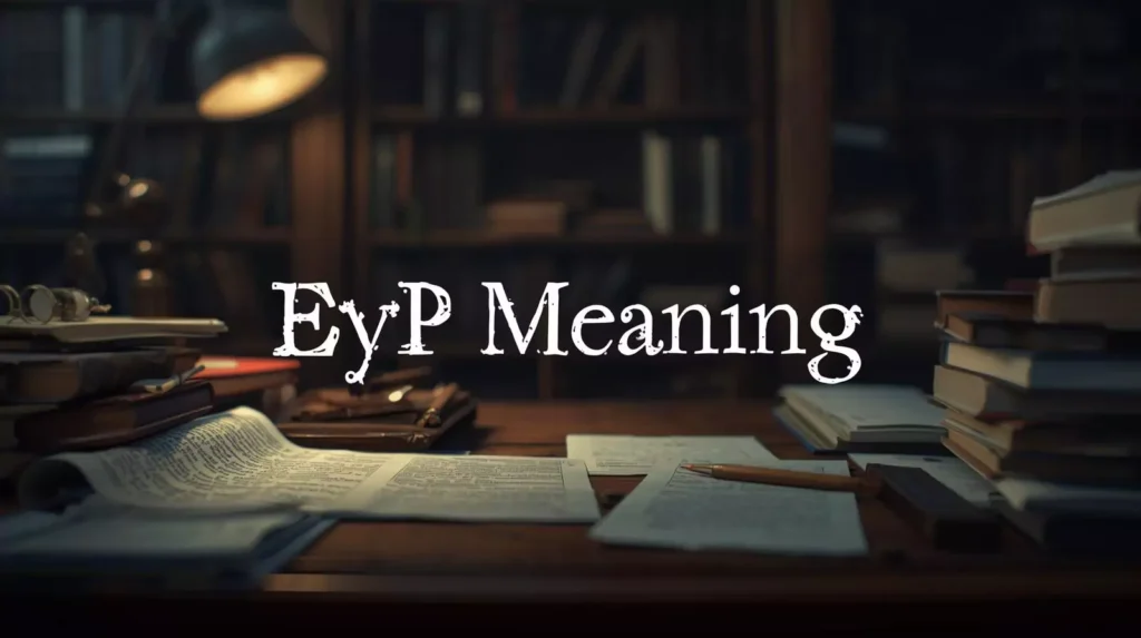 What Does EYP Mean