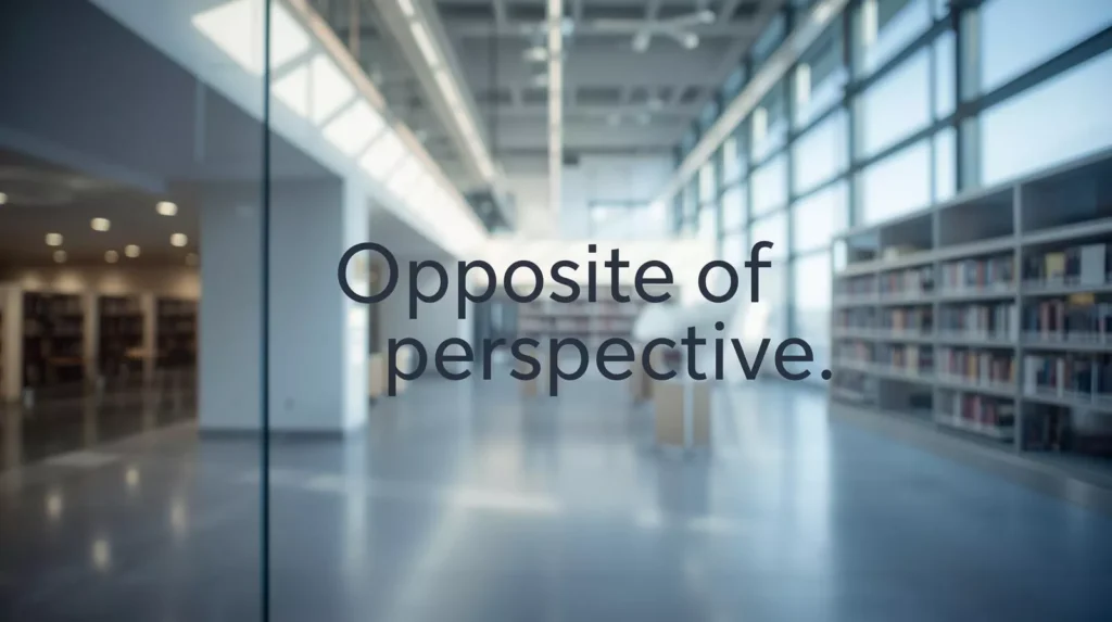 Antonym For Perspective