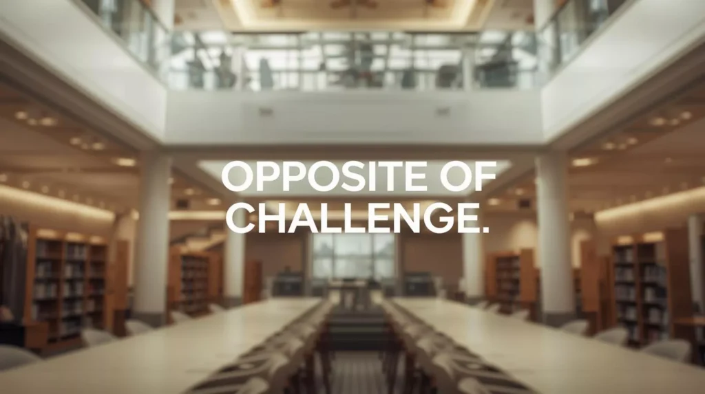 Antonym Of Challenge