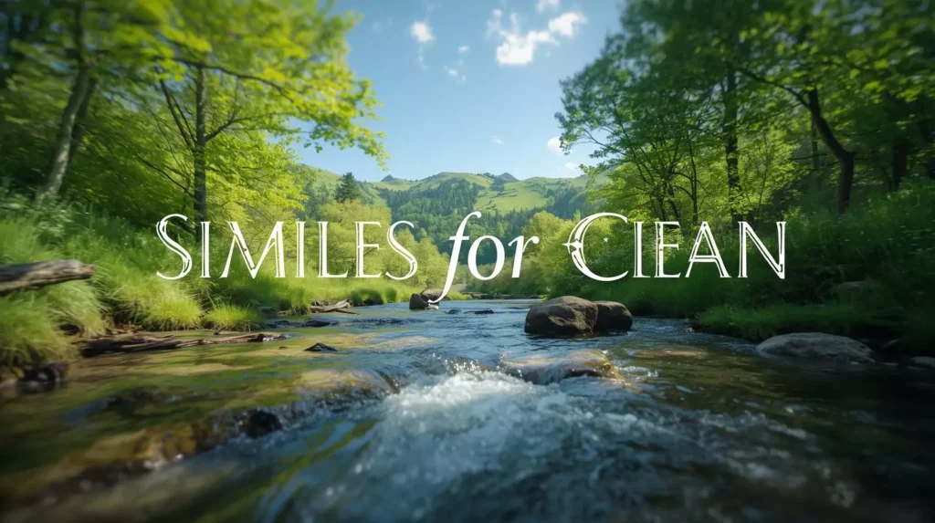 As Clean As Simile