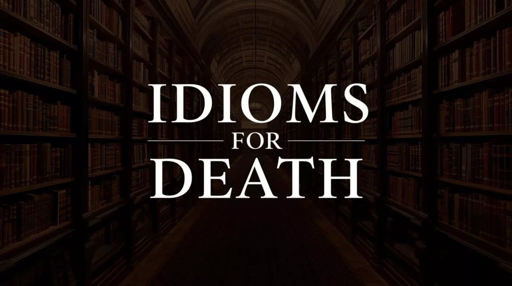 Idioms For Death