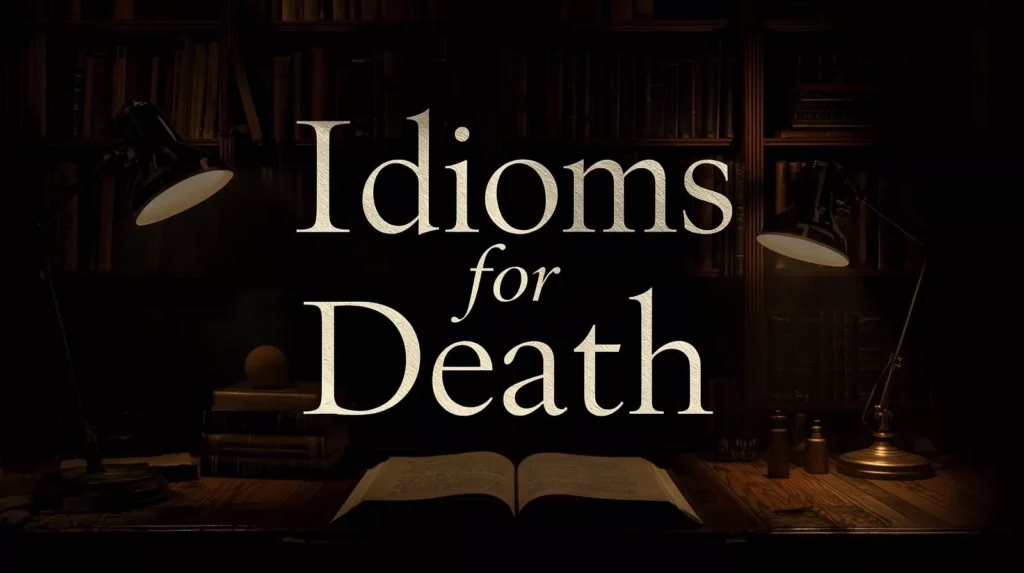 Idioms For Dying