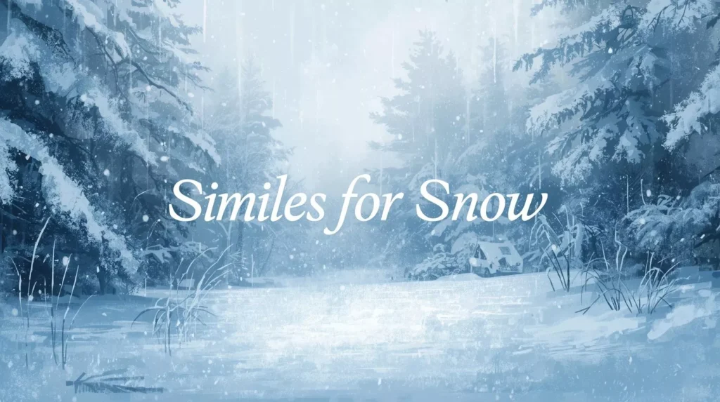 Similes For Snow