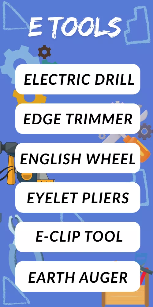 Tools That Start With E