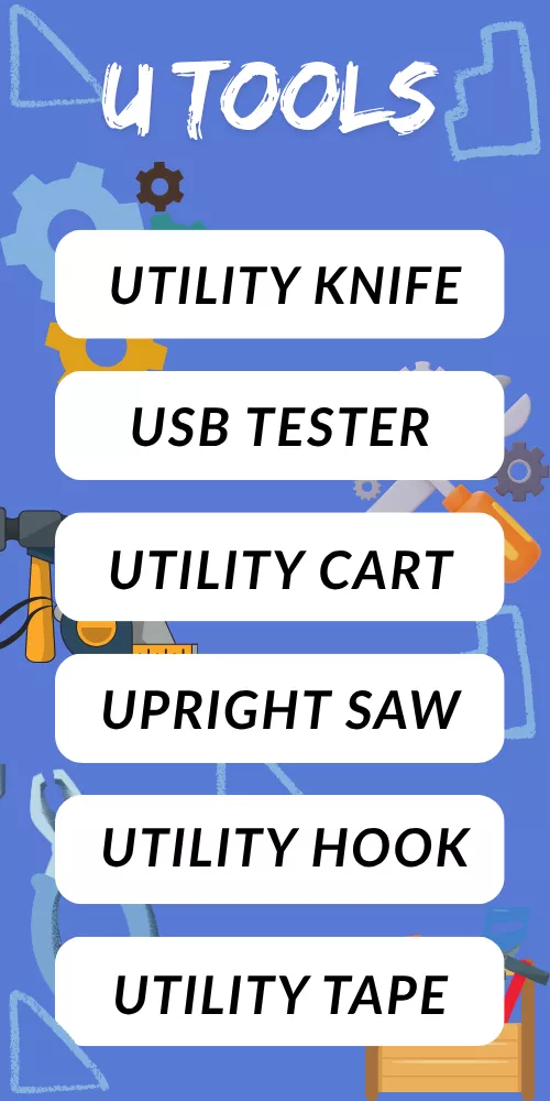 Tools That Start With U