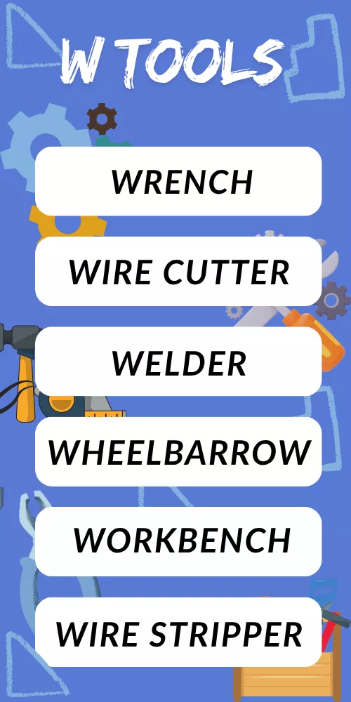 Tools That Start With W