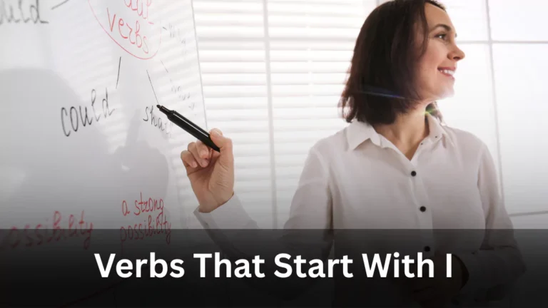 Verbs Starting With I