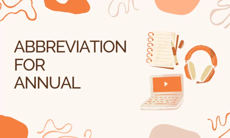 Annual Abbreviation