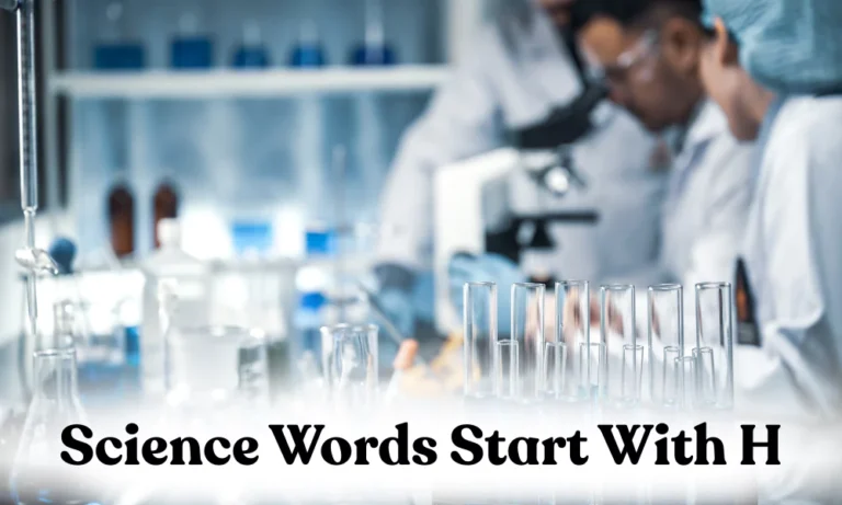 H Science Words