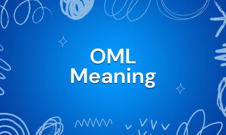 OML Meaning In Text