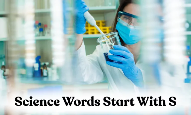 S Science Words