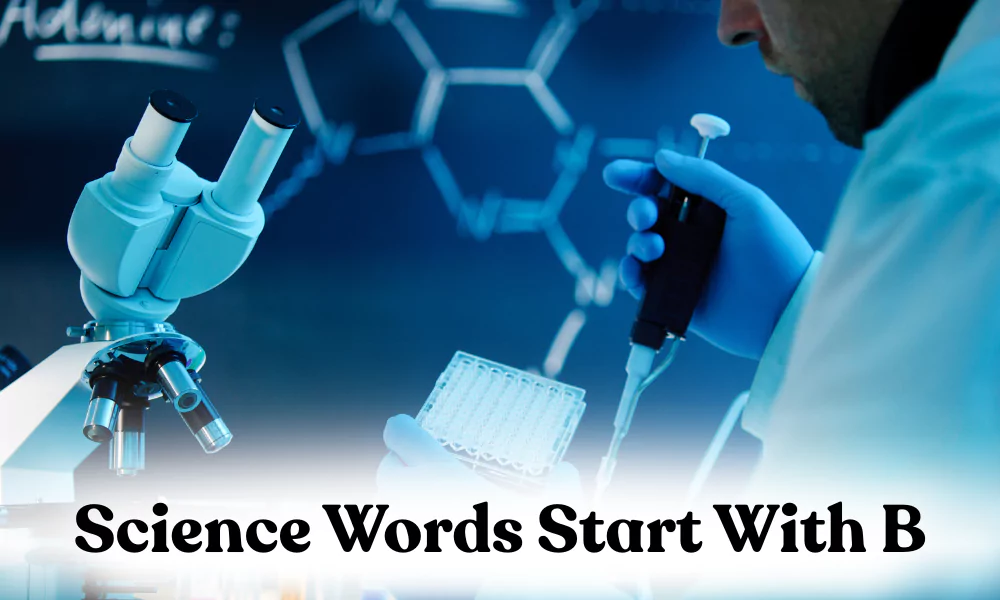 Science Words With B