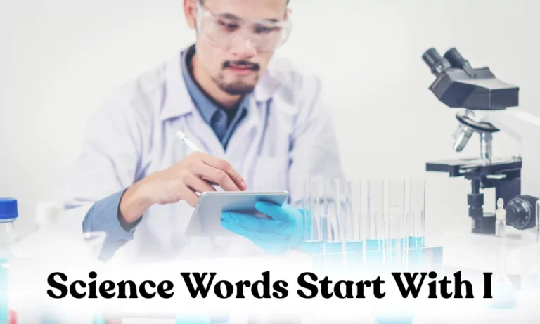 Scientific Words That Start With I