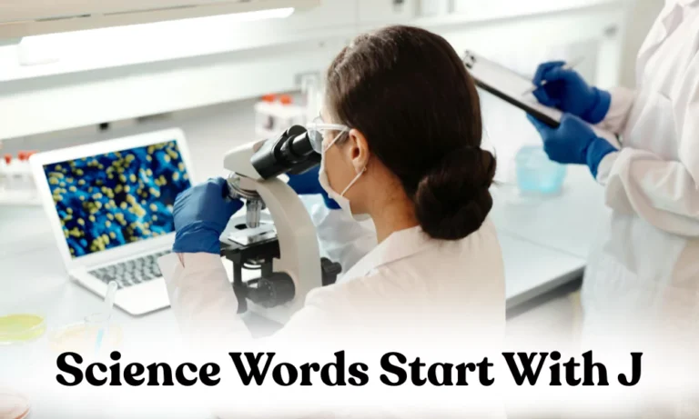 Scientific Words That Start With J