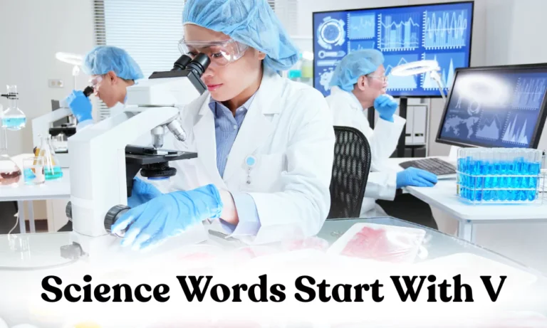 V Science Words