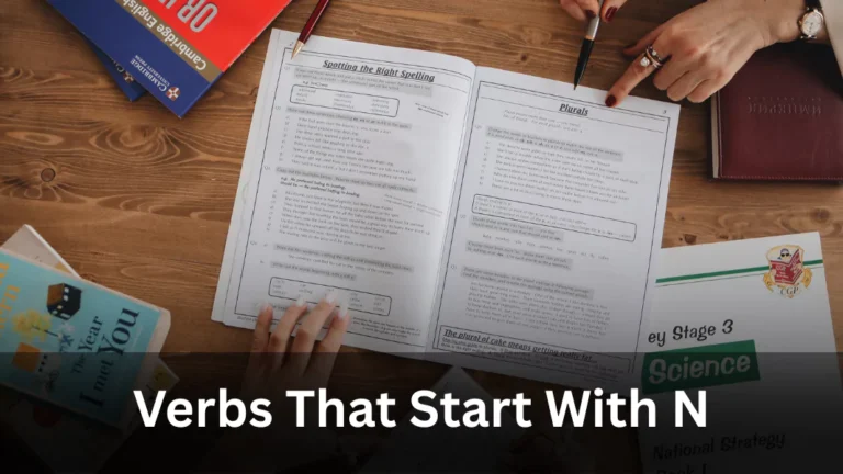 Verbs Starting With N