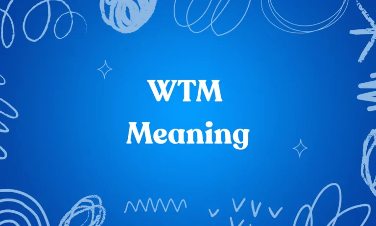 WTM Meaning In Text