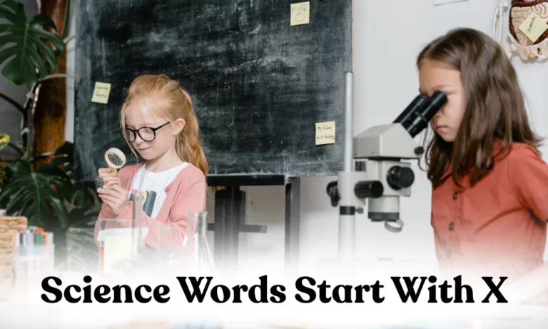 X Science Words