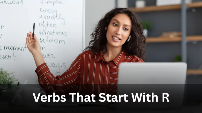 Verbs Starting With R