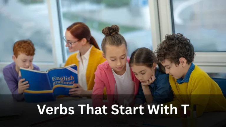 Verbs Starting With T