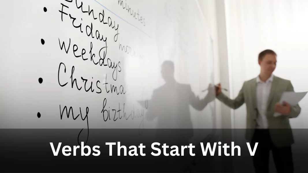 Verbs Starting With V