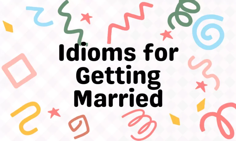 Wedding Idioms